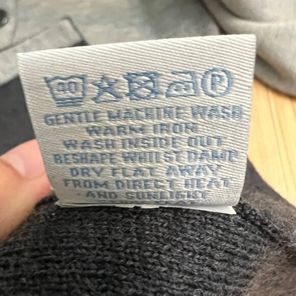 Boden Colorblock Wool Double Breasted British Cardigan Sweater Coat  Size 8 - Picture 11 of 11